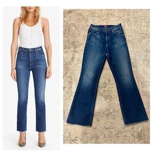 MOTHER The Hustler Ankle Fray in Night Clubbing, size 26